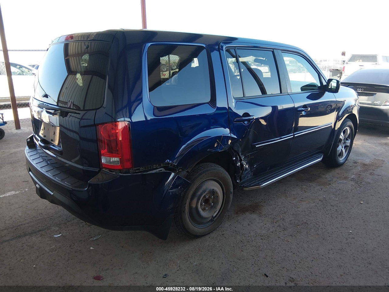 2013 HONDA PILOT EX · 4/11