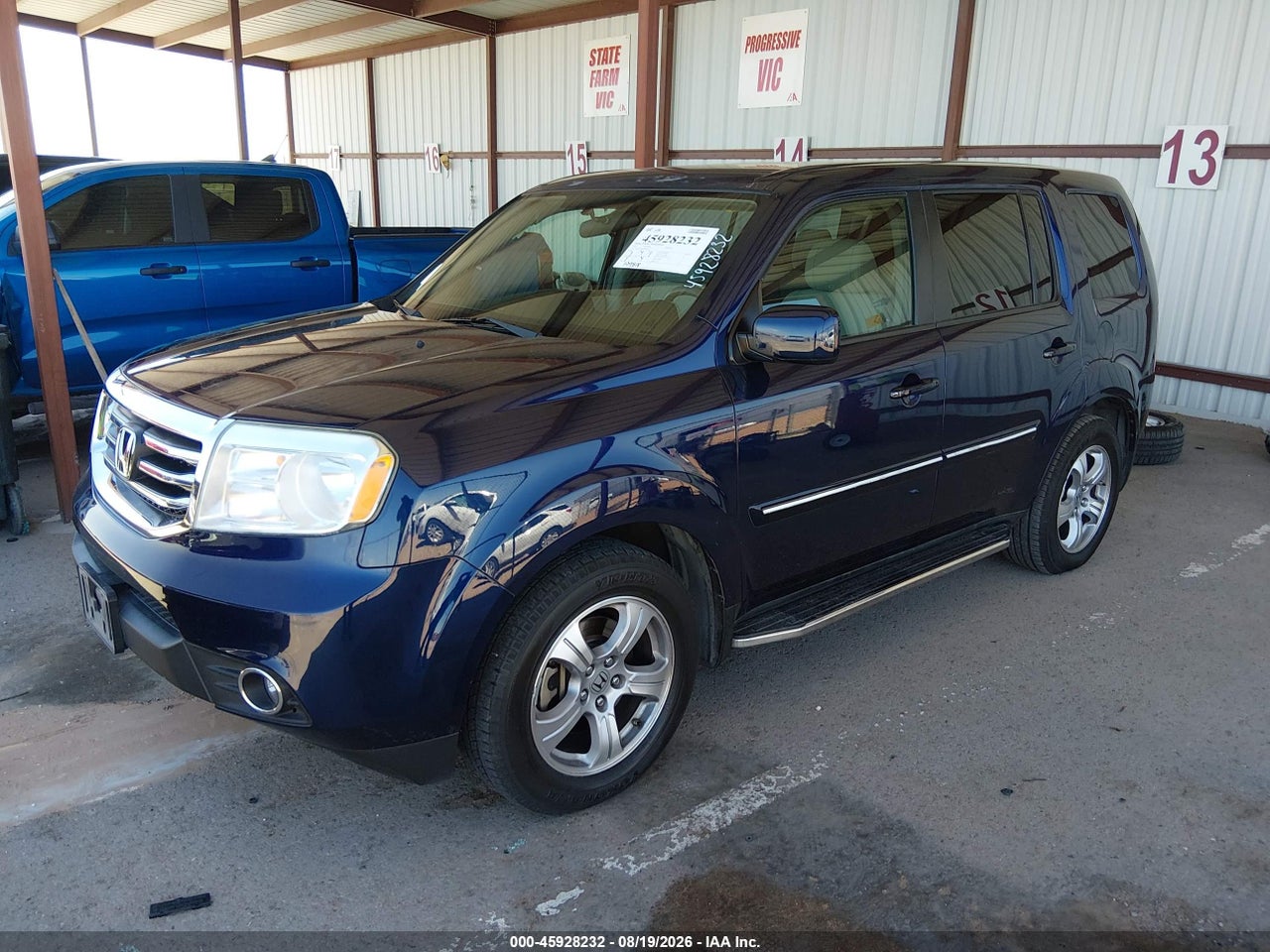 2013 HONDA PILOT EX · 2/11