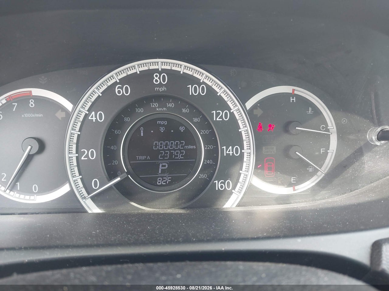 1HGCR2F30FA****** · 2015 HONDA ACCORD LX · 7/11
