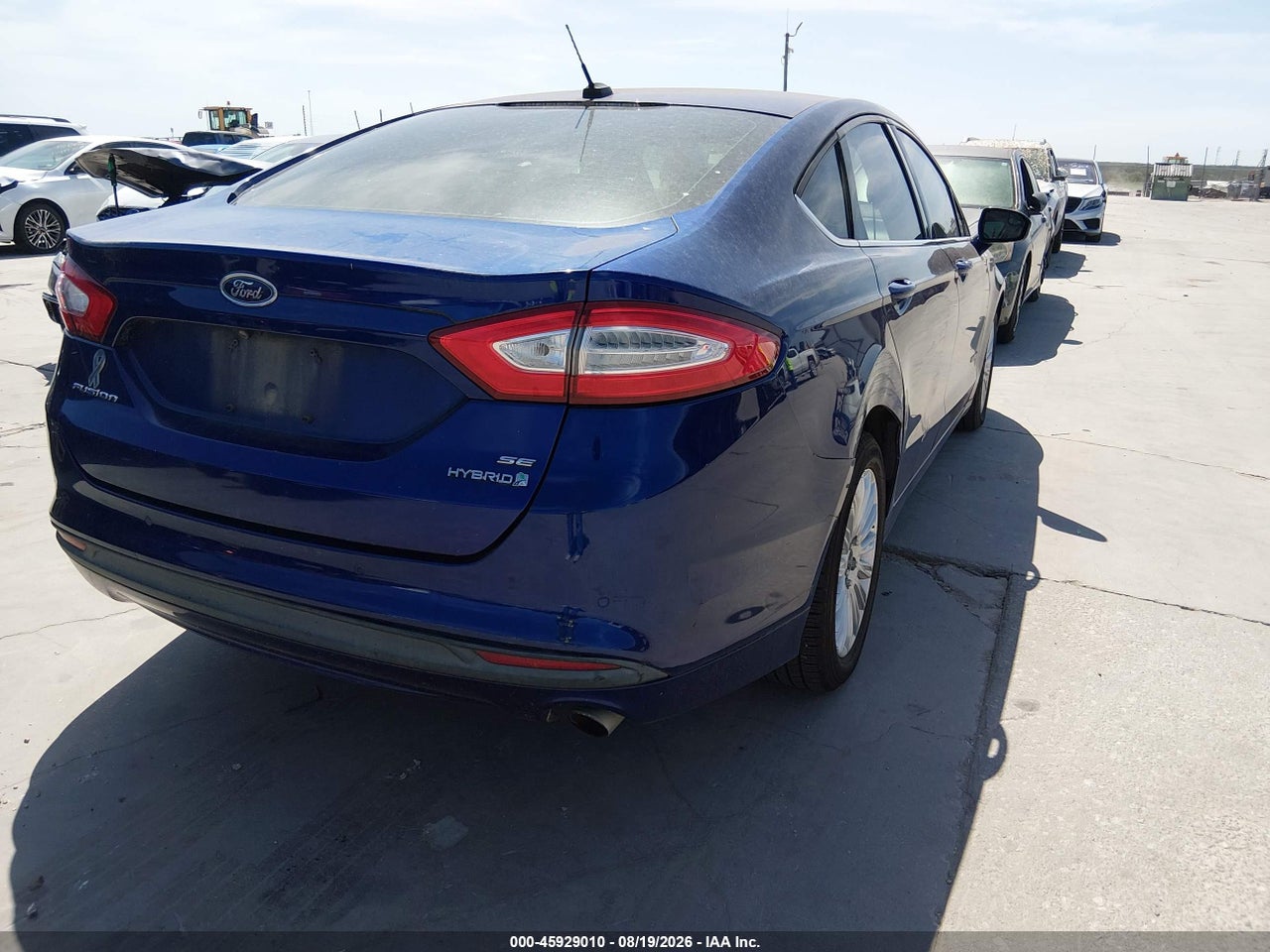 2013 FORD FUSION HYBRID SE · 4/11