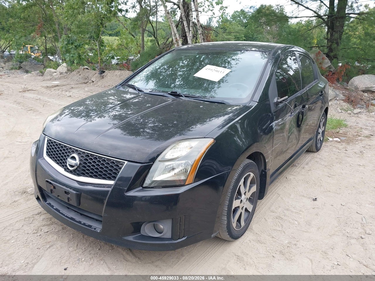 2012 NISSAN SENTRA 2.0 SR · 2/11
