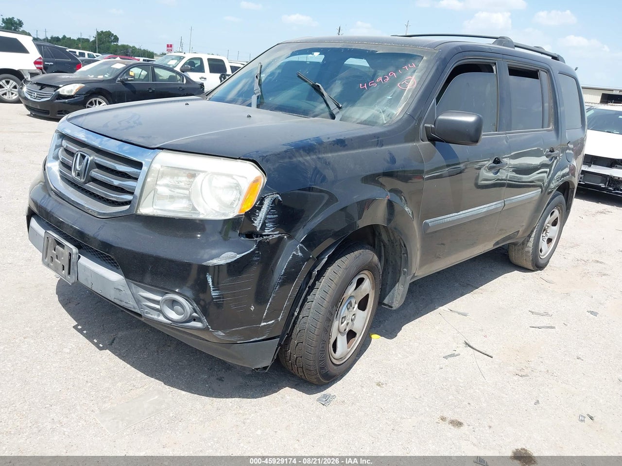 2012 HONDA PILOT LX · 2/11
