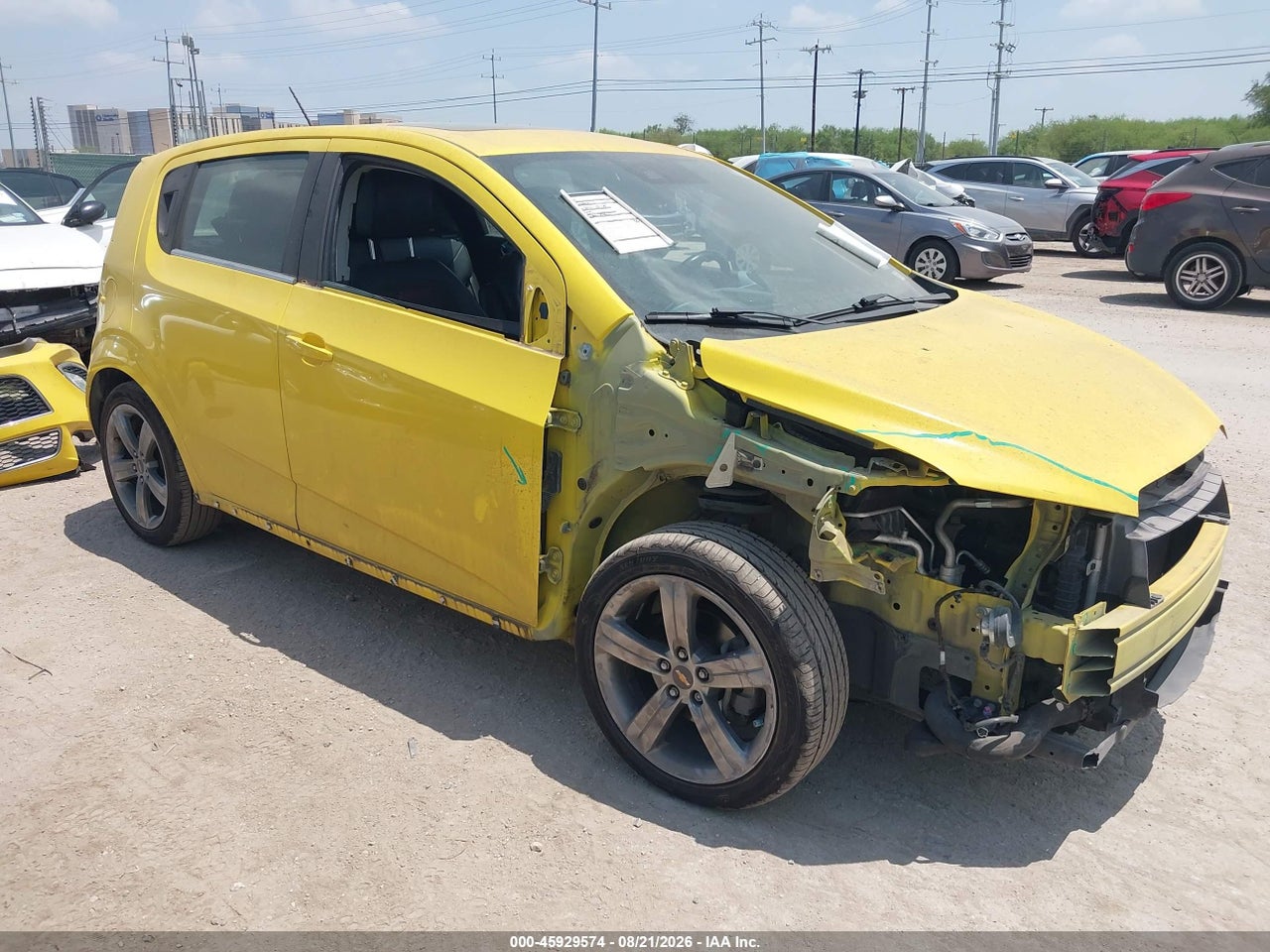 1G1JG6SB1G4****** · 2016 CHEVROLET SONIC RS AUTO