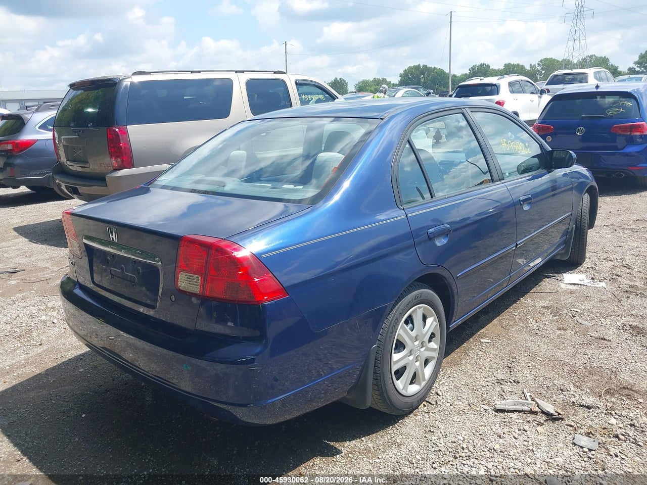 1HGES26873L****** · 2003 HONDA CIVIC EX · 4/11