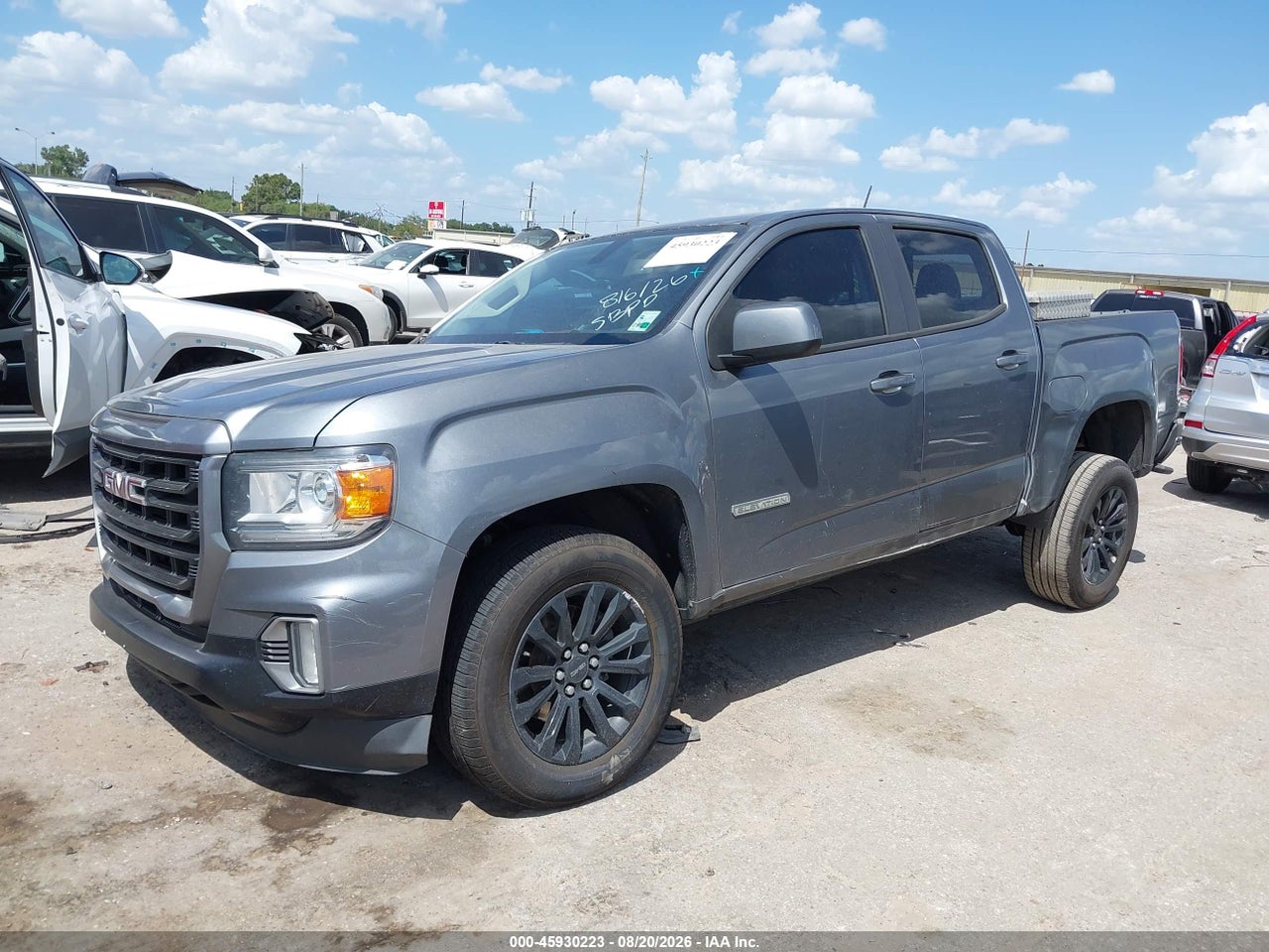 2022 GMC CANYON 2WD  SHORT BOX ELEVATION · 2/11