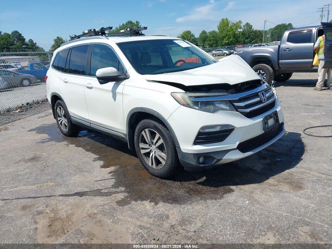 5FNYF6H57GB****** · 2016 HONDA PILOT EX-L
