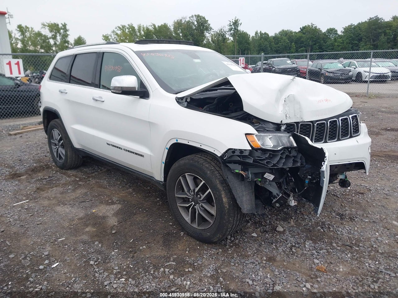 1C4RJFBG8NC****** · 2022 JEEP GRAND CHEROKEE WK LIMITED 4X4