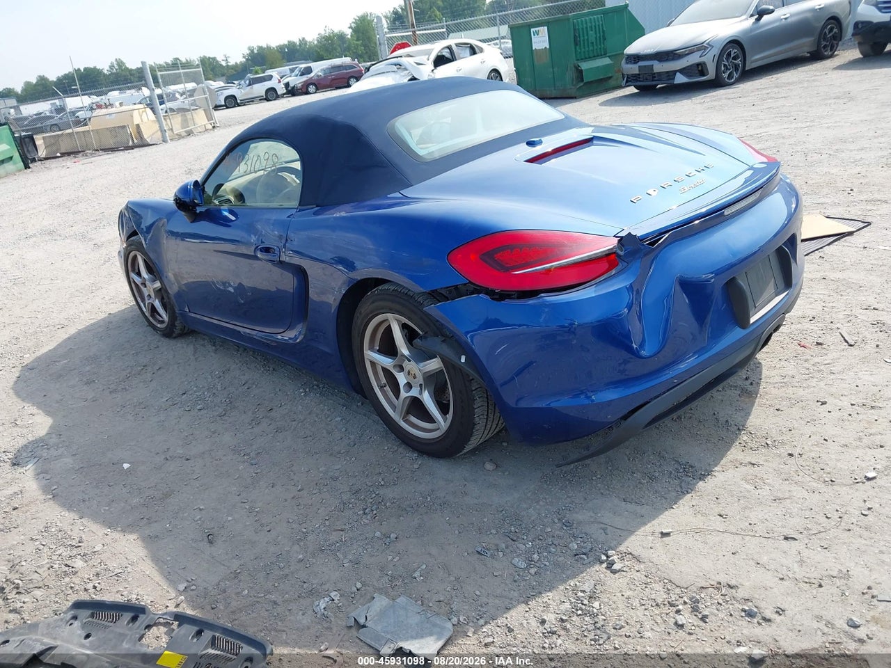 2013 PORSCHE BOXSTER · 3/11