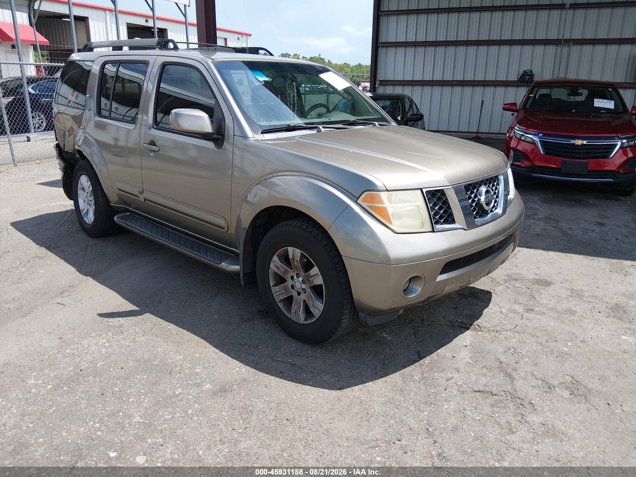 5N1AR18U45C****** · 2005 NISSAN PATHFINDER LE