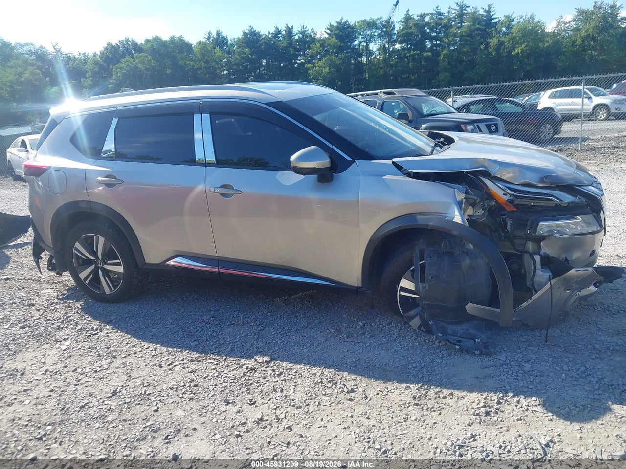 JN8AT3DD6MW****** · 2021 NISSAN ROGUE PLATINUM INTELLIGENT AWD