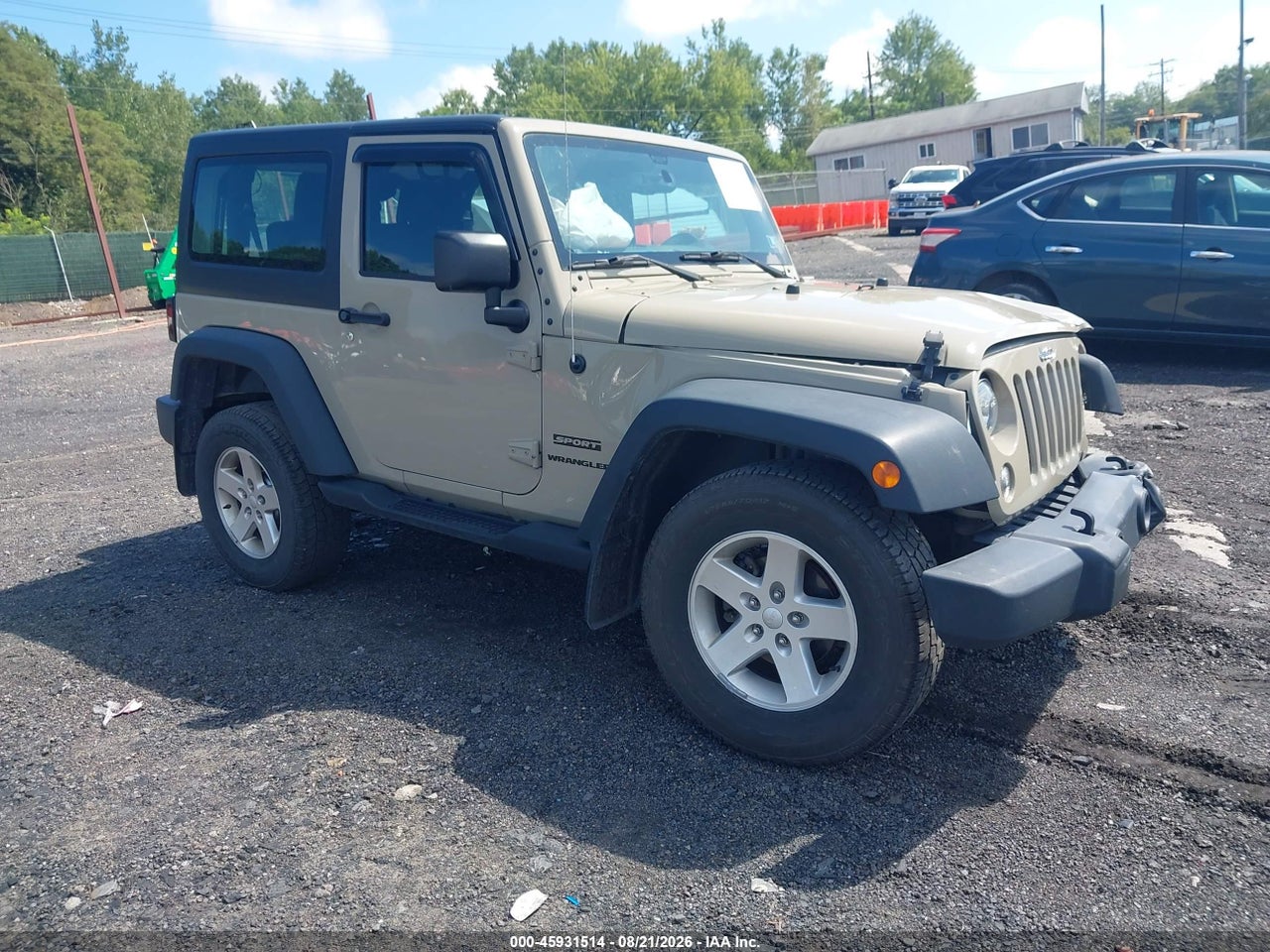 1C4AJWAG7HL****** · 2017 JEEP WRANGLER SPORT
