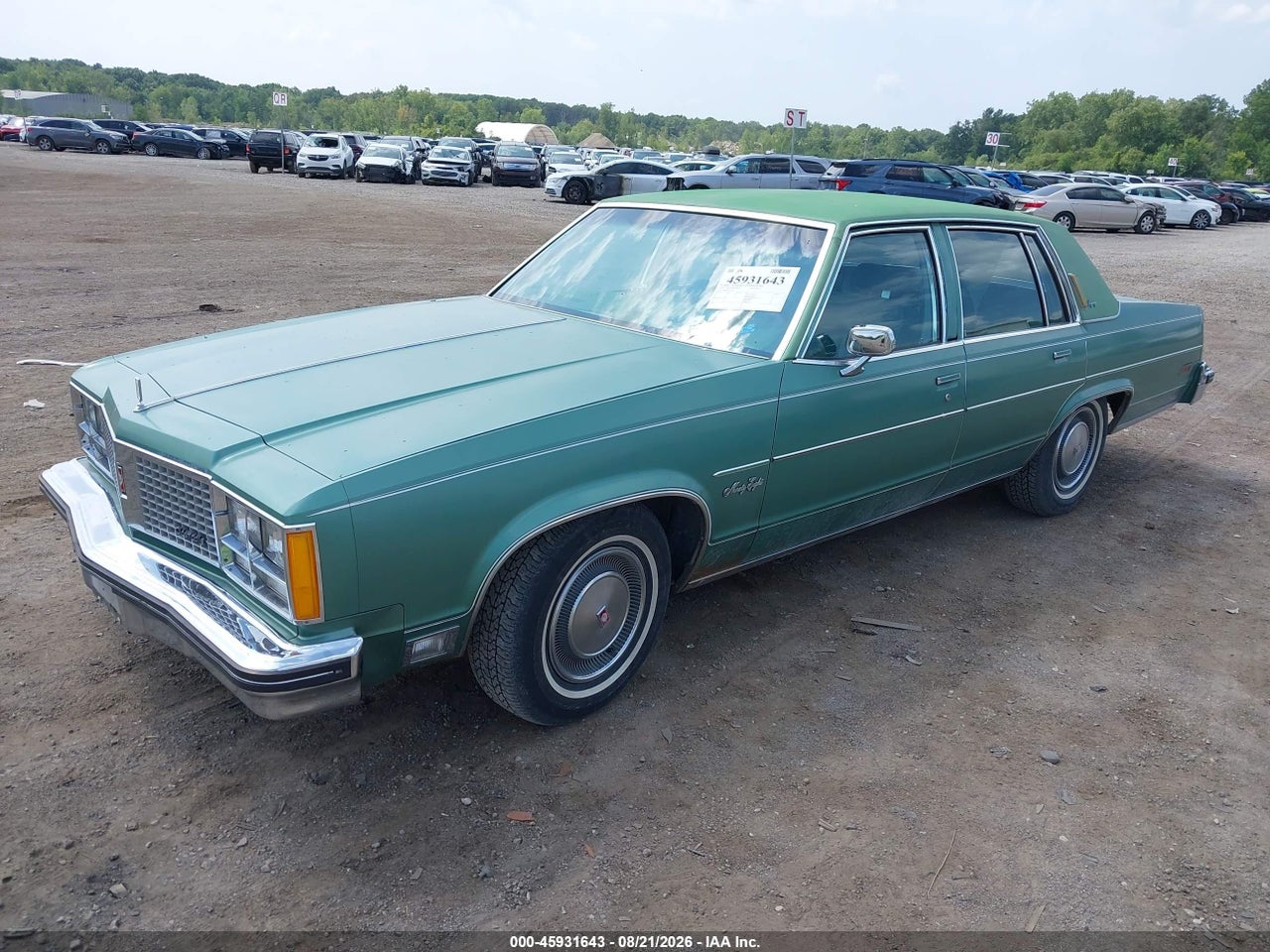 3X69K8M****** · 1978 OLDSMOBILE REGENCY · 2/11