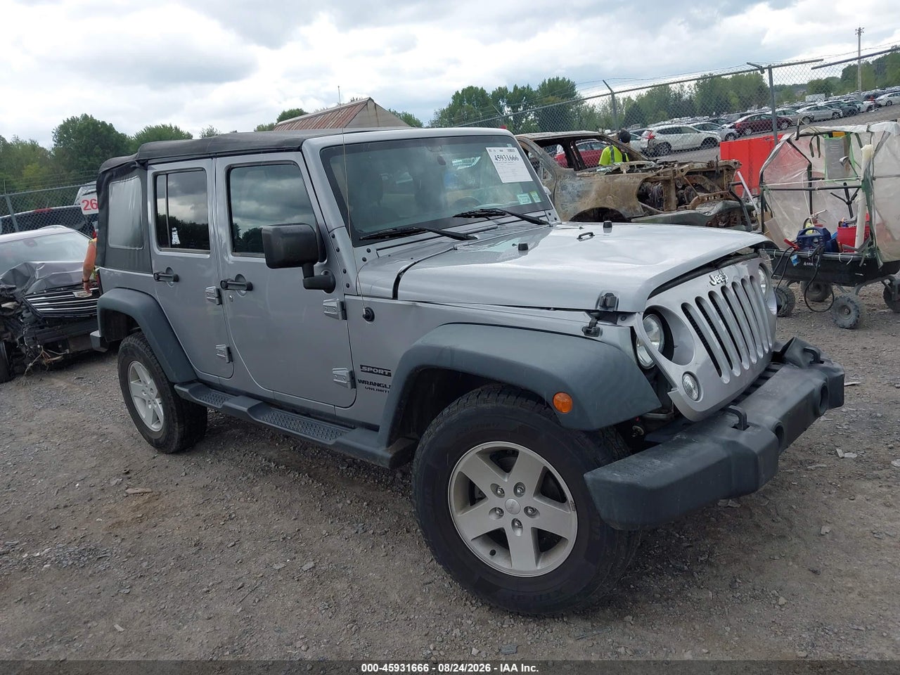 1C4HJWDG8HL****** · 2017 JEEP WRANGLER UNLIMITED SPORT 4X4