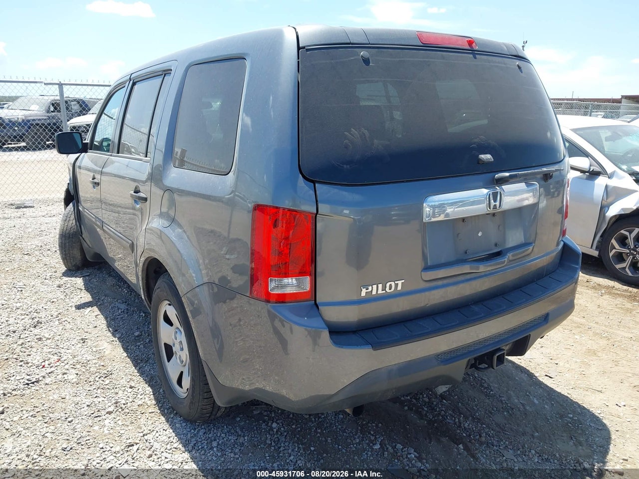 2013 HONDA PILOT LX · 3/11