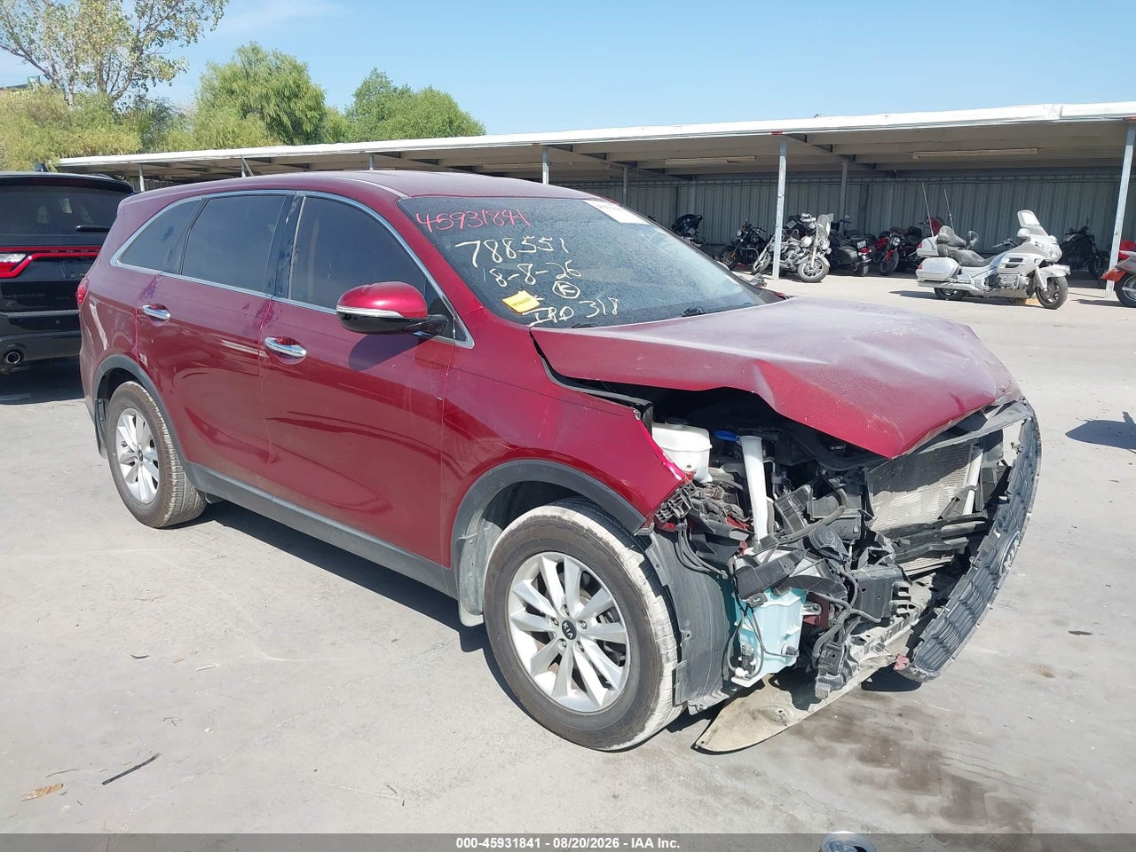 5XYPG4A38LG****** · 2020 KIA SORENTO 2.4L LX