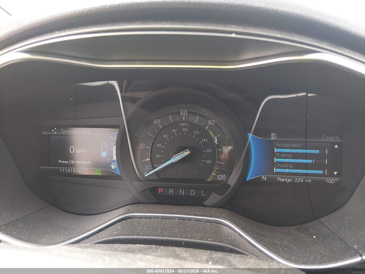 2018 FORD FUSION HYBRID TITANIUM · 7/11