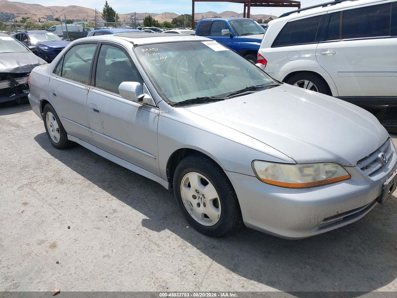 1HGCG165X1A****** · 2001 HONDA ACCORD 3.0 EX