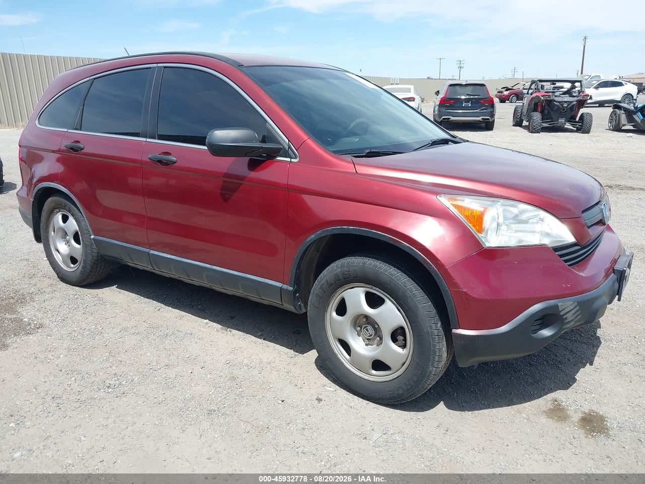 JHLRE383X8C****** · 2008 HONDA CR-V LX