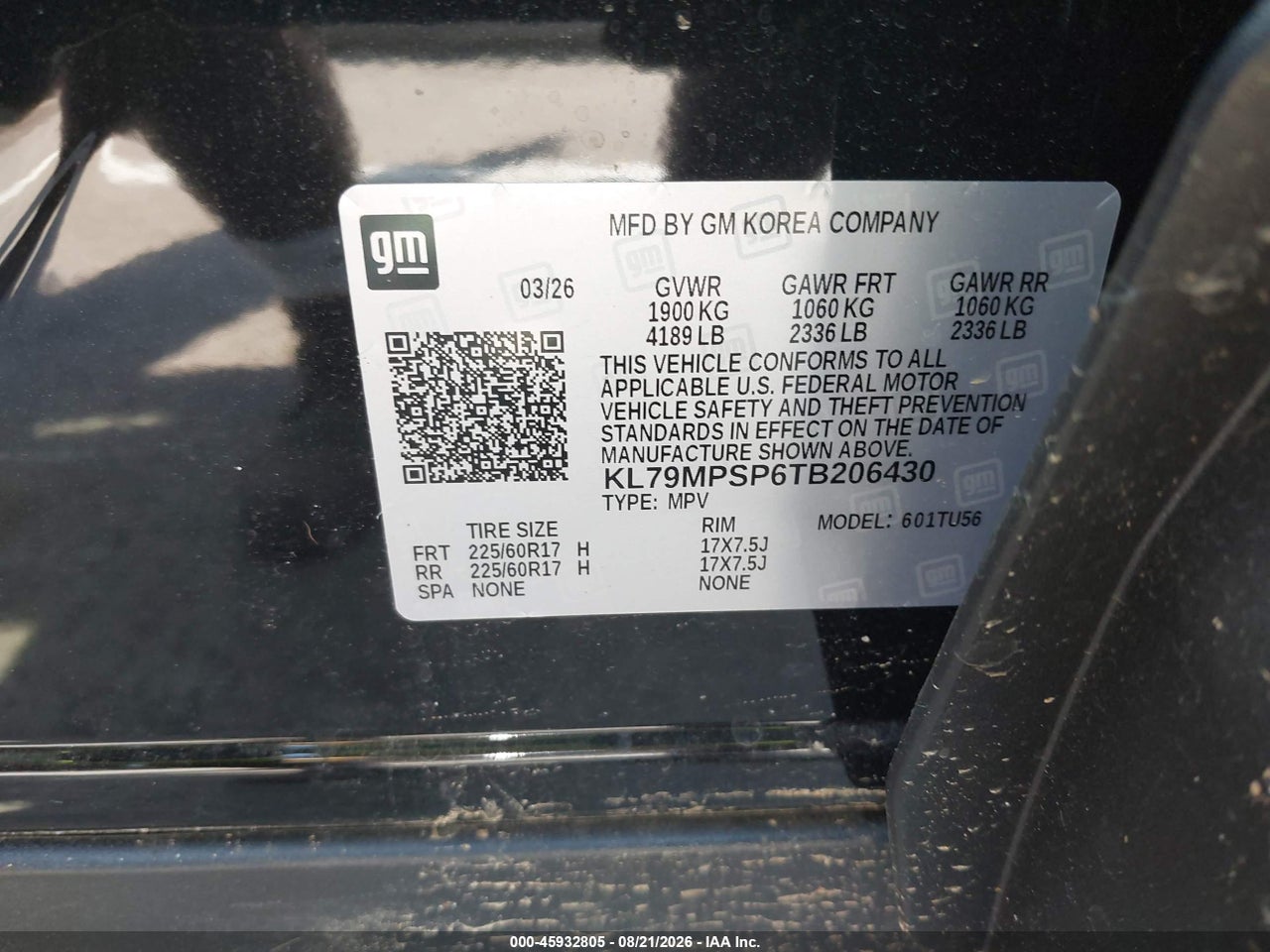 2026 CHEVROLET TRAILBLAZER FWD LT · 9/10