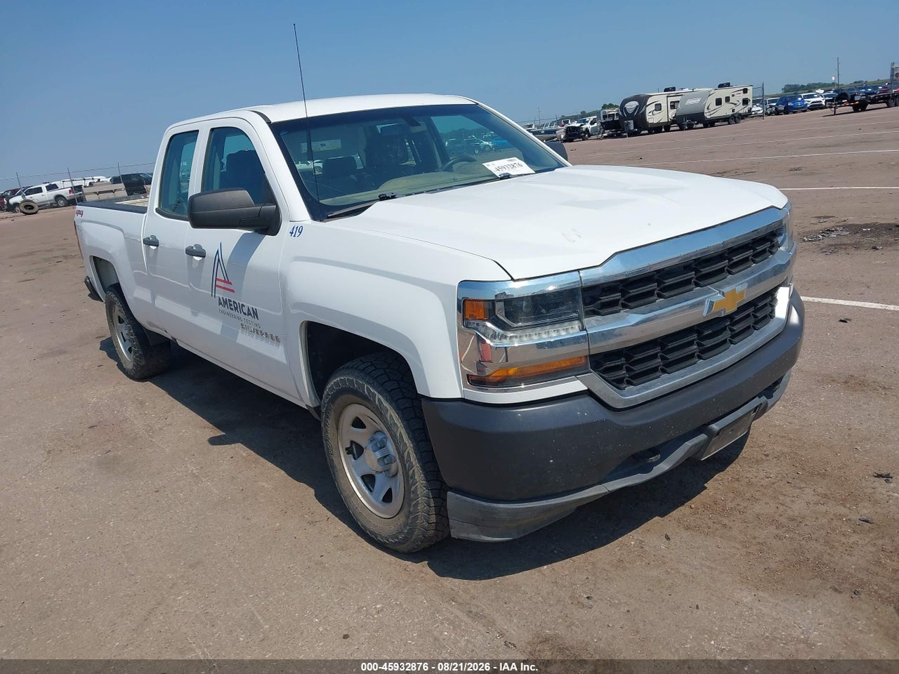 2GCVKNEC0K1****** · 2019 CHEVROLET SILVERADO 1500 LD WT
