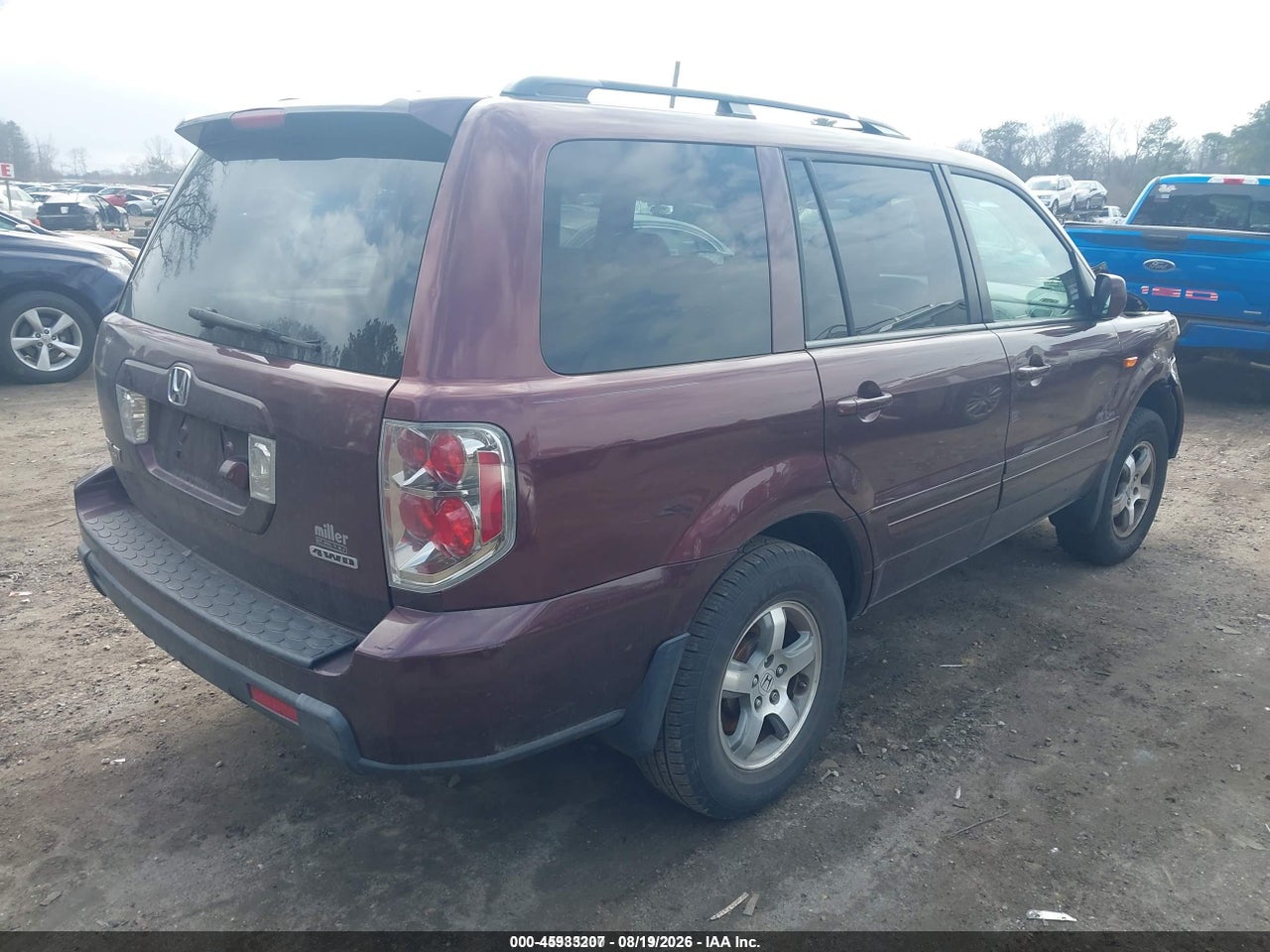 2007 HONDA PILOT EX-L · 4/11