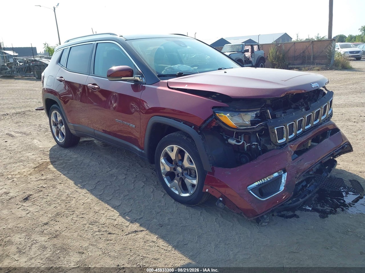 3C4NJDCB6MT****** · 2021 JEEP COMPASS LIMITED 4X4