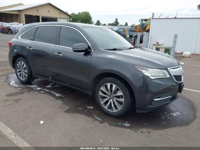 5FRYD4H48GB****** · 2016 ACURA MDX TECHNOLOGY   ACURAWATCH PLUS PACKAGES/TECHNOLOGY PACKAGE