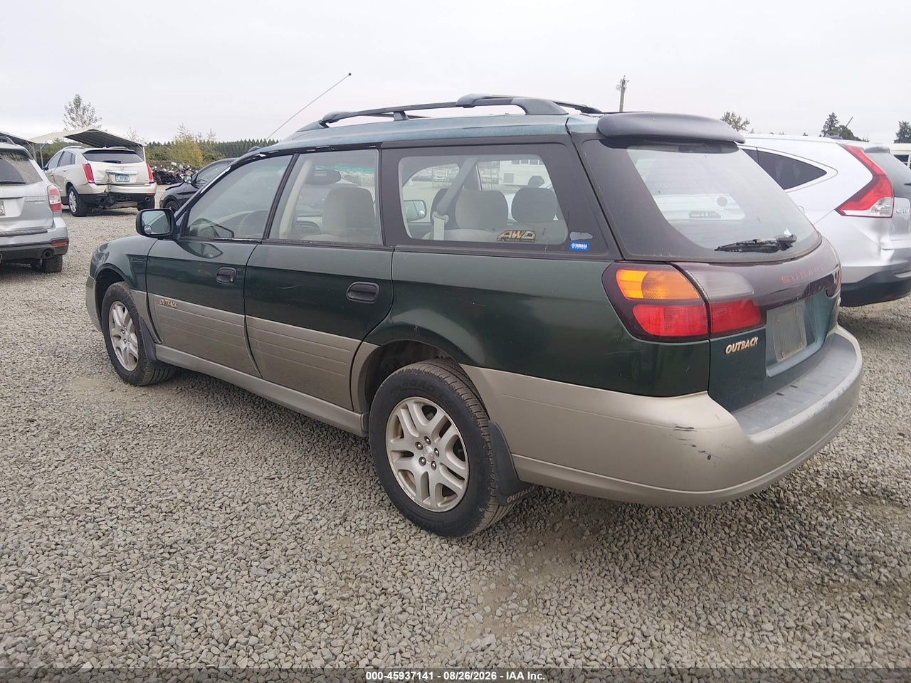 2001 SUBARU OUTBACK · 3/11