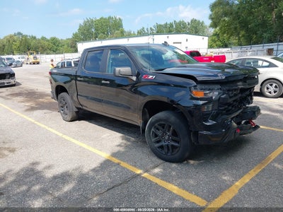 2022 CHEVROLET SILVERADO 1500 4WD SHORT BED CUSTOM TRAIL BOSS
