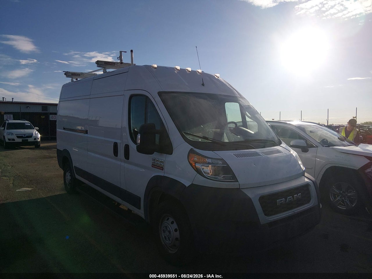 3C6TRVDG0KE****** · 2019 RAM PROMASTER 2500 HIGH ROOF 159 WB