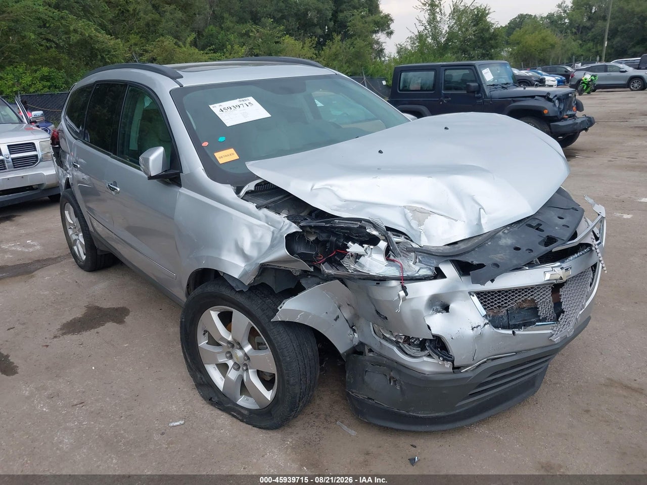 2012 CHEVROLET TRAVERSE LTZ