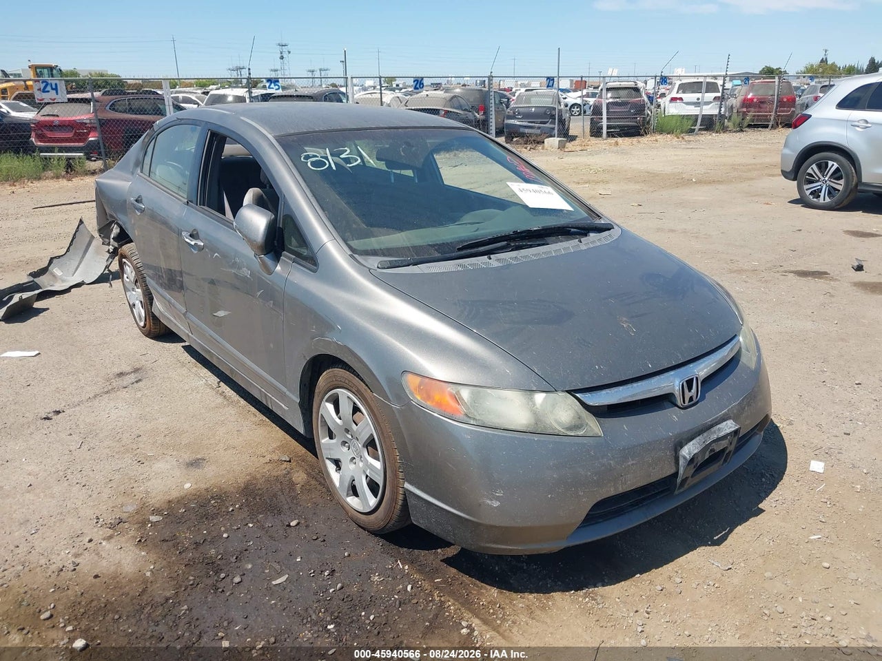 1HGFA165X6L****** · 2006 HONDA CIVIC LX