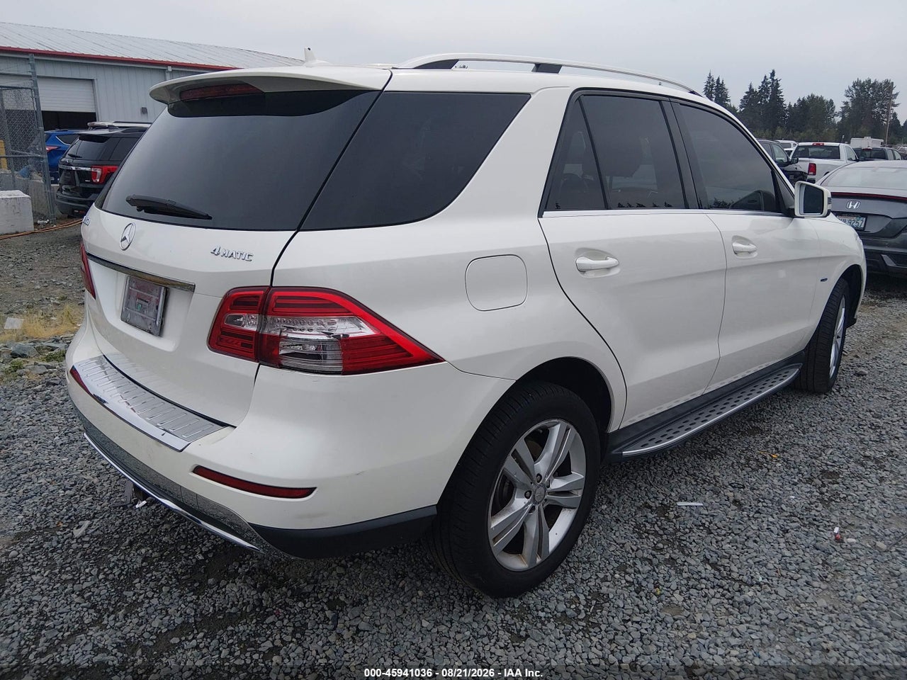 2012 MERCEDES-BENZ ML 350 4MATIC · 4/11