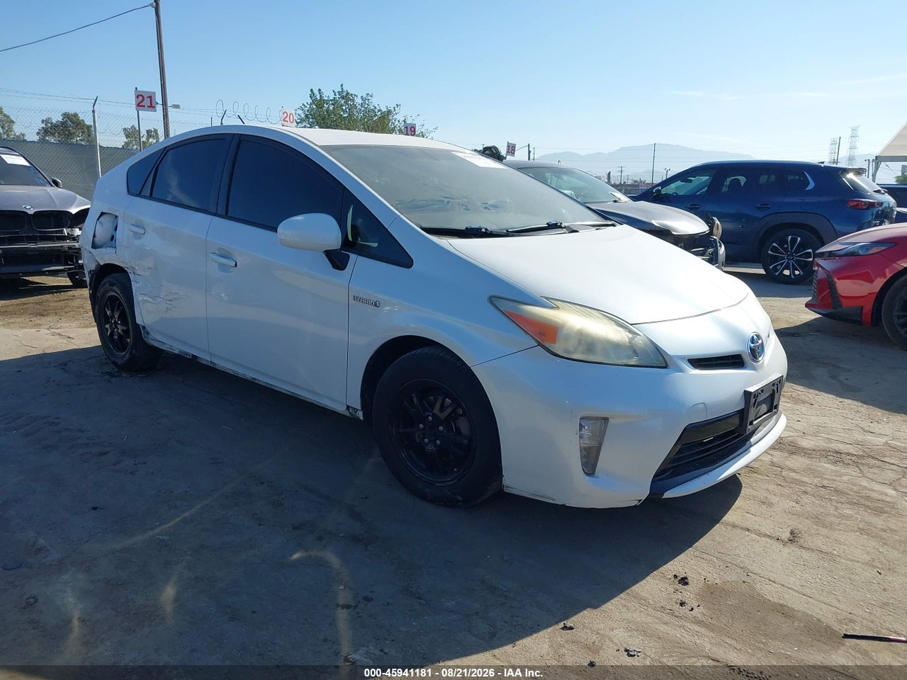JTDKN3DUXE0****** · 2014 TOYOTA PRIUS FOUR