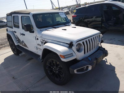 2021 JEEP WRANGLER 4XE UNLIMITED SAHARA 4X4