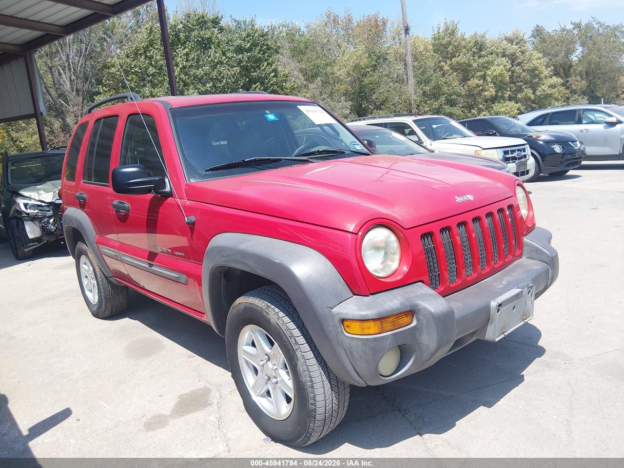 1J4GK48K62W****** · 2002 JEEP LIBERTY SPORT