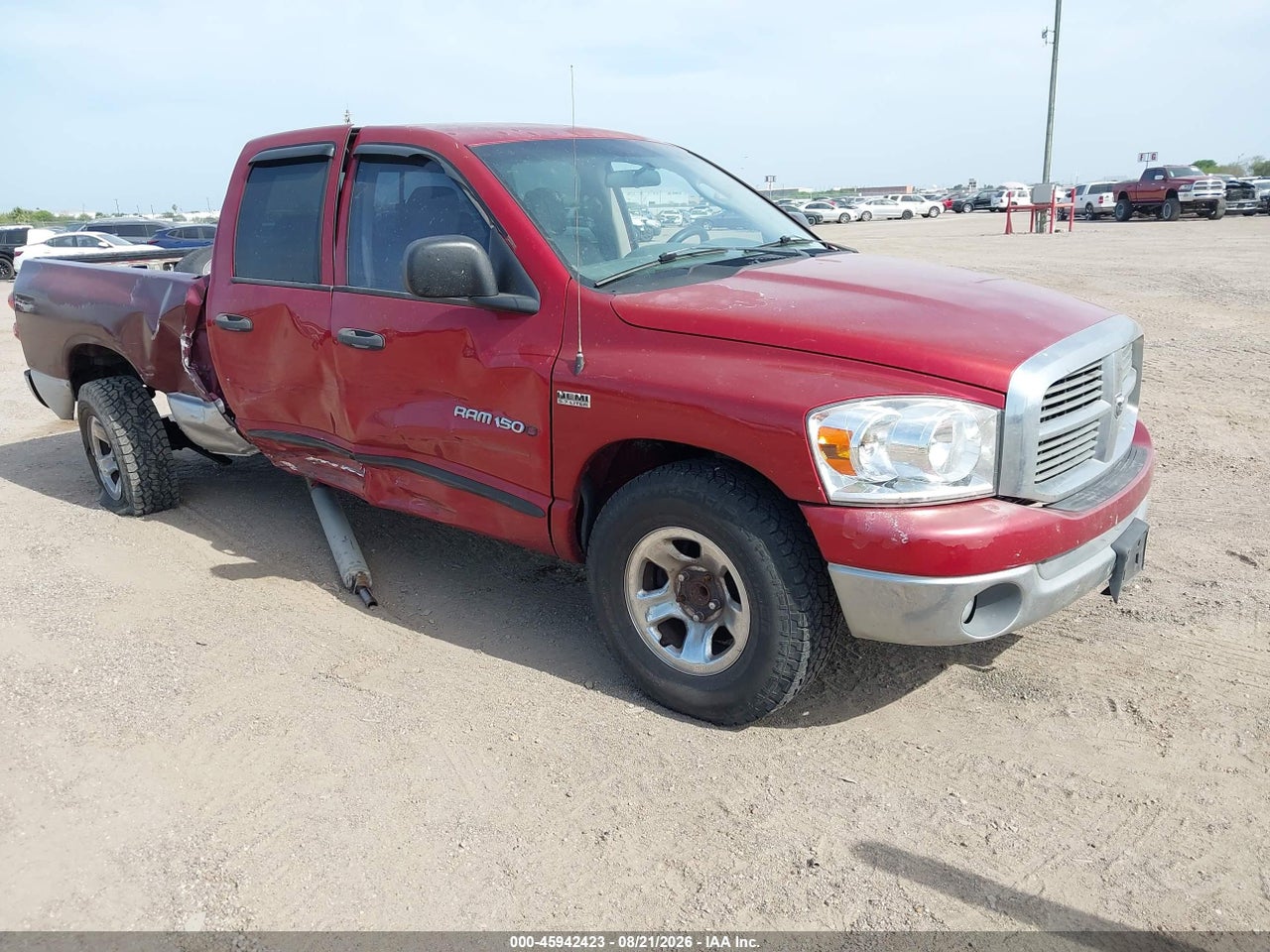 1D7HA18247S****** · 2007 DODGE RAM 1500 SLT