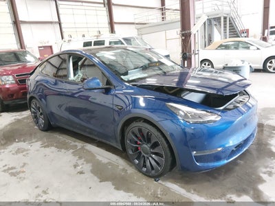 5YJYGDEF3MF****** · 2021 TESLA MODEL Y PERFORMANCE DUAL MOTOR ALL-WHEEL DRIVE