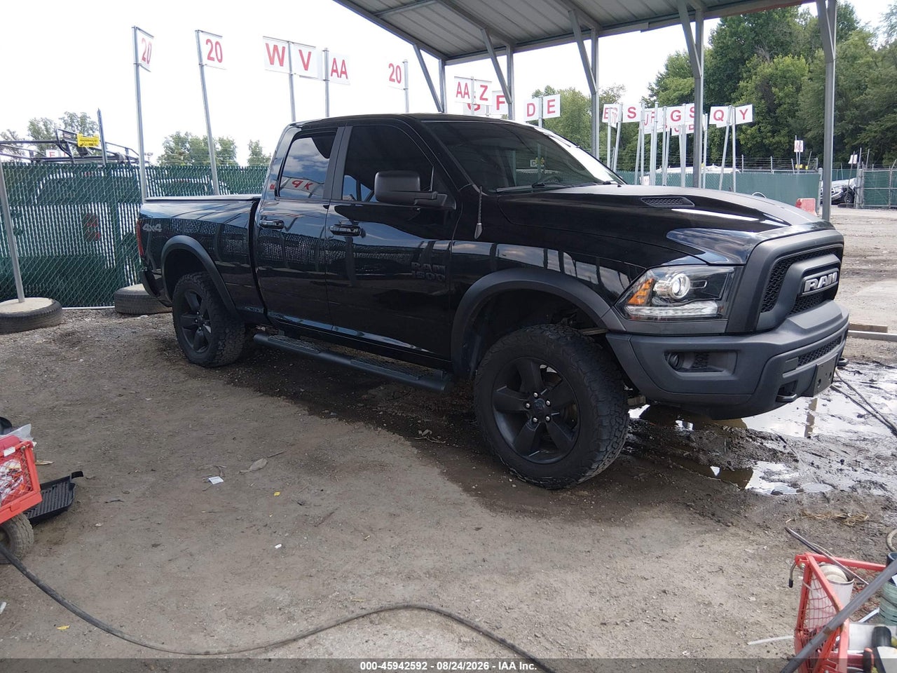 1C6RR7GGXKS****** · 2019 RAM 1500 CLASSIC WARLOCK  4X4 6'4 BOX