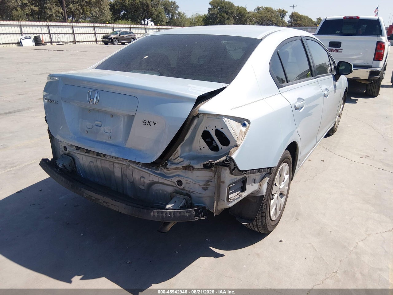 2012 HONDA CIVIC LX · 4/11