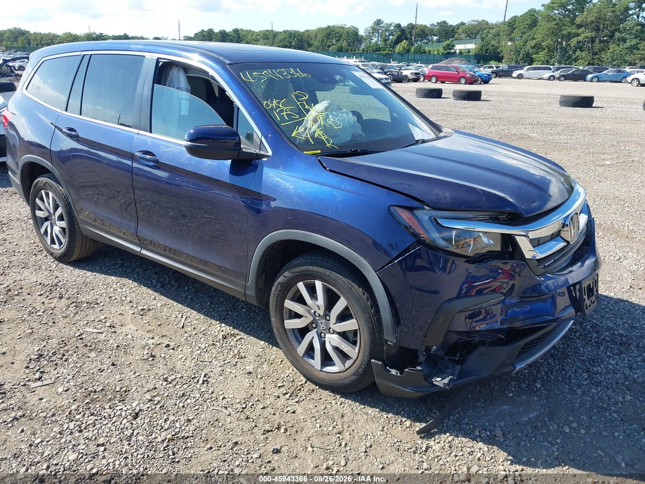5FNYF6H59KB****** · 2019 HONDA PILOT EX-L