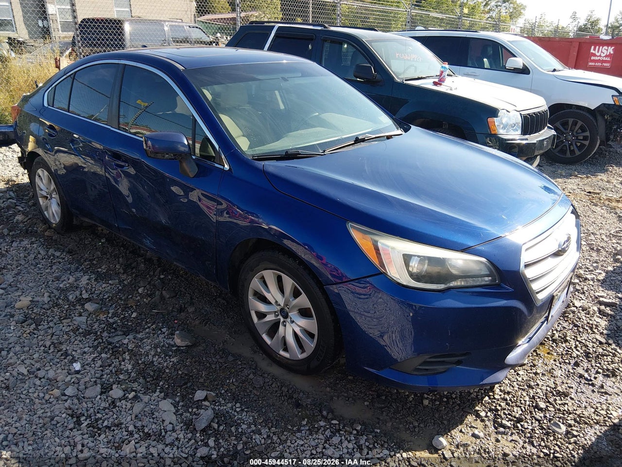 4S3BNBD67G3****** · 2016 SUBARU LEGACY 2.5I PREMIUM