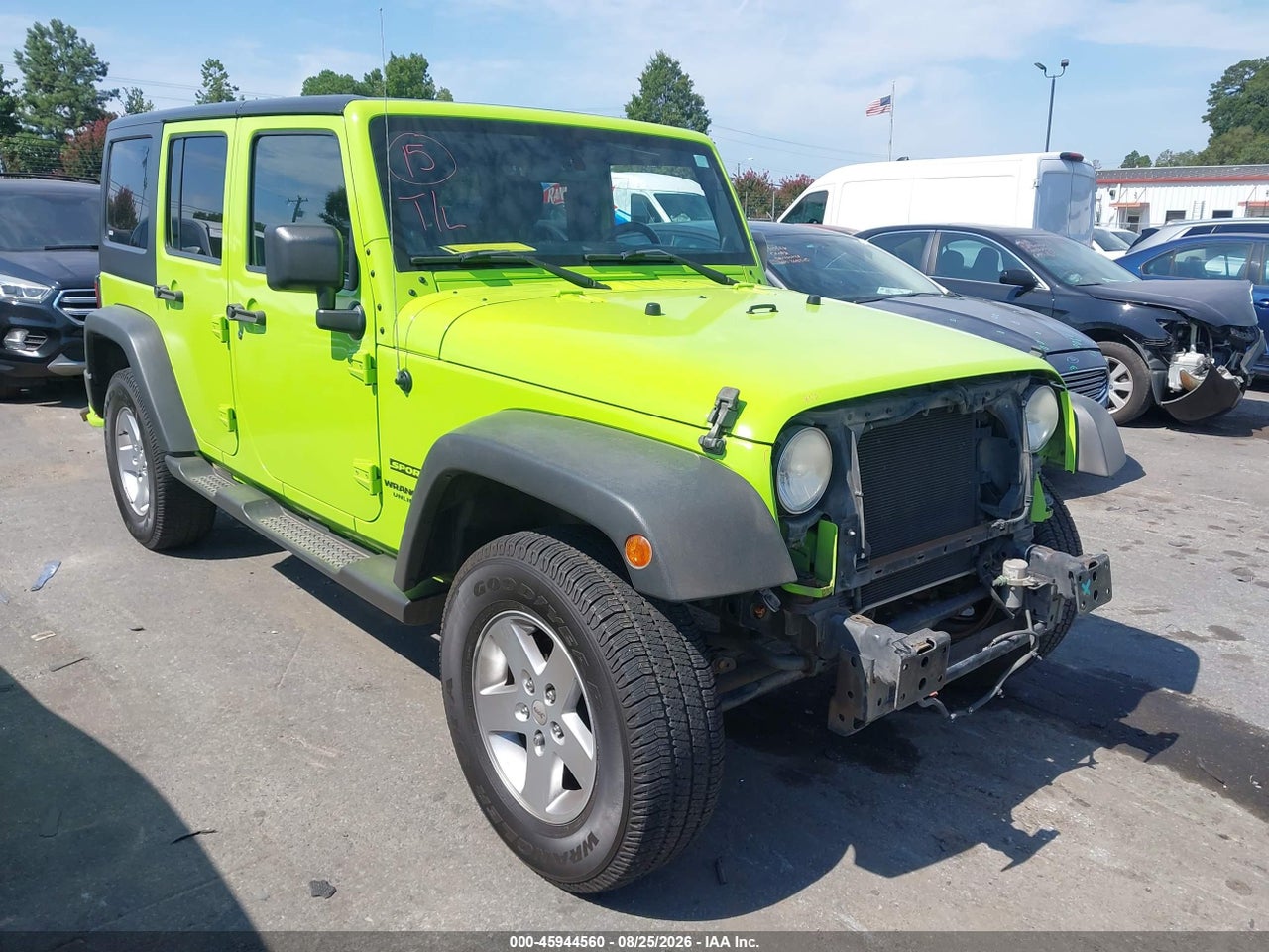 1C4BJWDG5CL****** · 2012 JEEP WRANGLER UNLIMITED SPORT