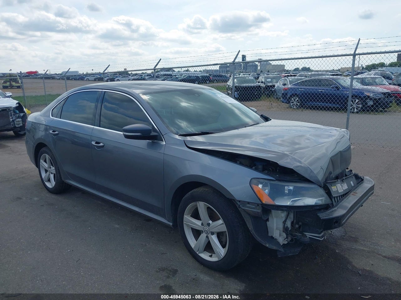 1VWBN7A32DC****** · 2013 VOLKSWAGEN PASSAT 2.0L TDI SE