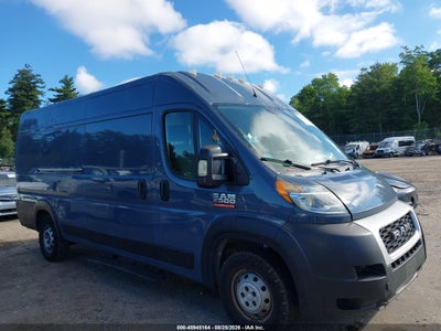 3C6URVJG7KE****** · 2019 RAM PROMASTER 3500 CARGO VAN HIGH ROOF 159 WB EXT