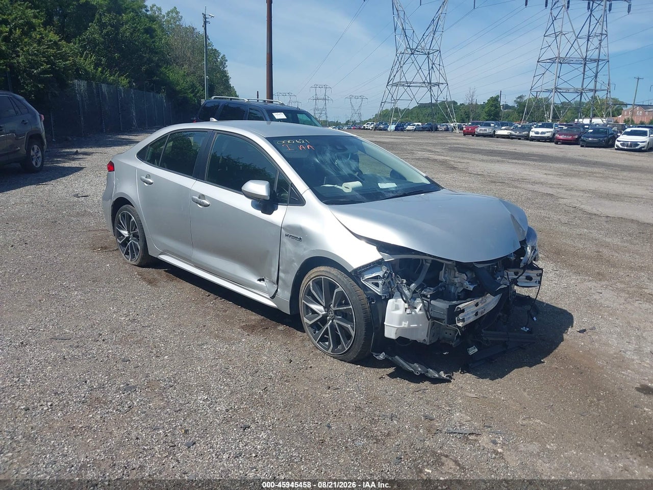 JTDEAMDE8MJ****** · 2021 TOYOTA COROLLA HYBRID LE