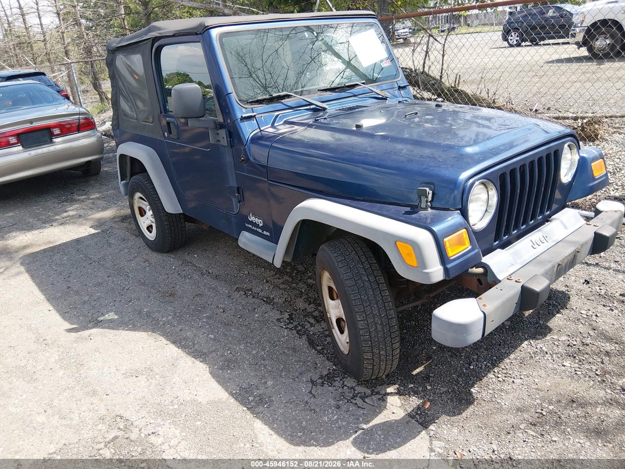 1J4FA29S05P****** · 2005 JEEP WRANGLER SE