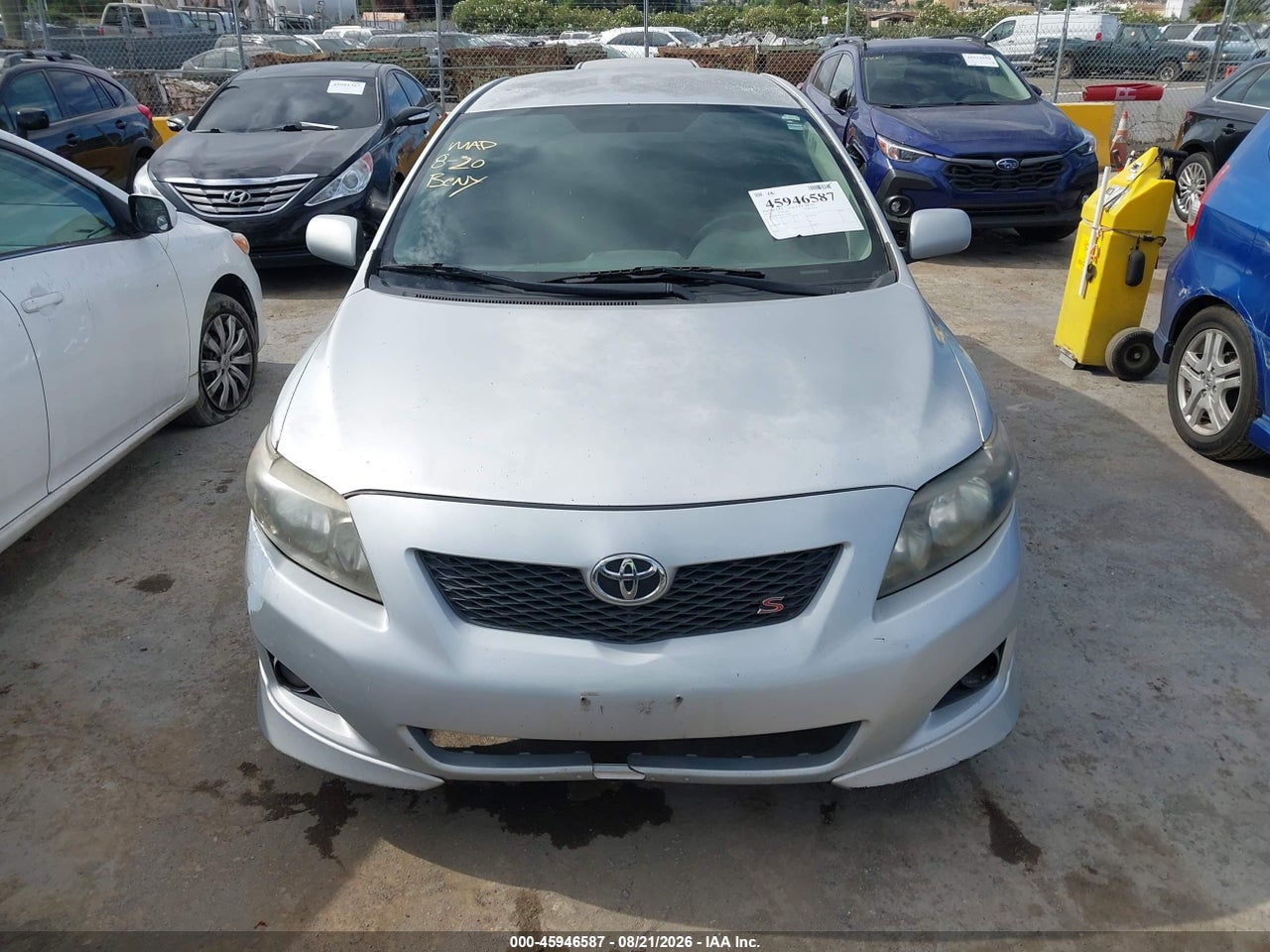 2009 TOYOTA COROLLA S · 6/11