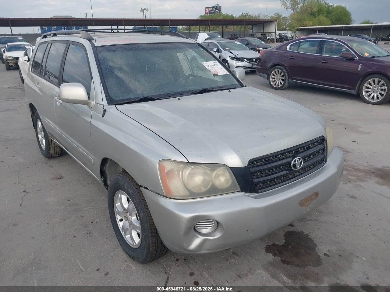 JTEGF21A830****** · 2003 TOYOTA HIGHLANDER V6