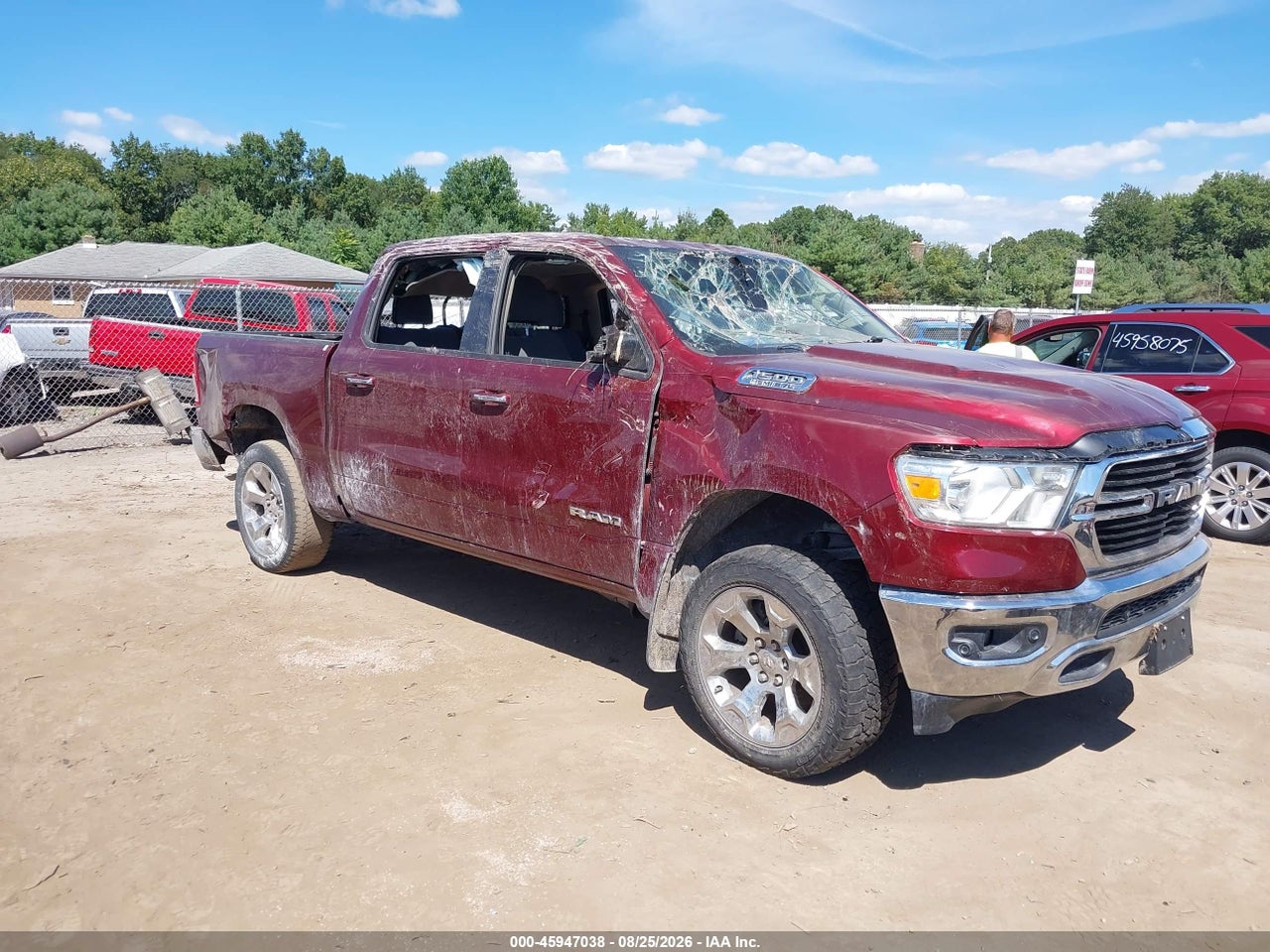 1C6SRFFT0KN****** · 2019 RAM 1500 BIG HORN/LONE STAR  4X4 5'7 BOX
